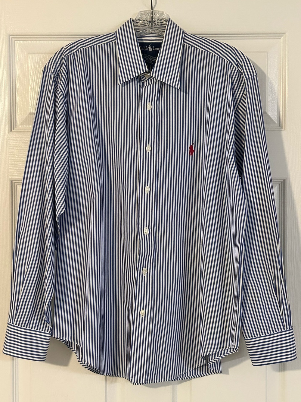 Ralph Lauren Vintage 100% Cotton Striped Dress Shirt Blouse